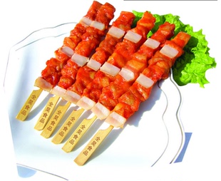 宁波百味烧烤kfc鸡脆骨串烤肉串户外食材食品骨肉相连羊肉串骨连