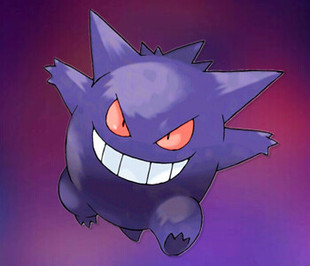 口袋妖怪神兽oras红蓝宝石/xy卡洛斯 成品耿鬼 6v闪光