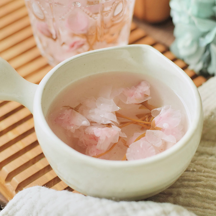 十年志 手制京都盐渍樱花茶20克 在水中盛放的美丽 三件包邮