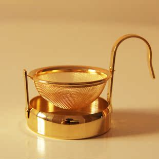 厨房/餐饮用具 茶具 茶滤 > 时光集 便利茶滤 日本制不绣钢旋转滤茶器