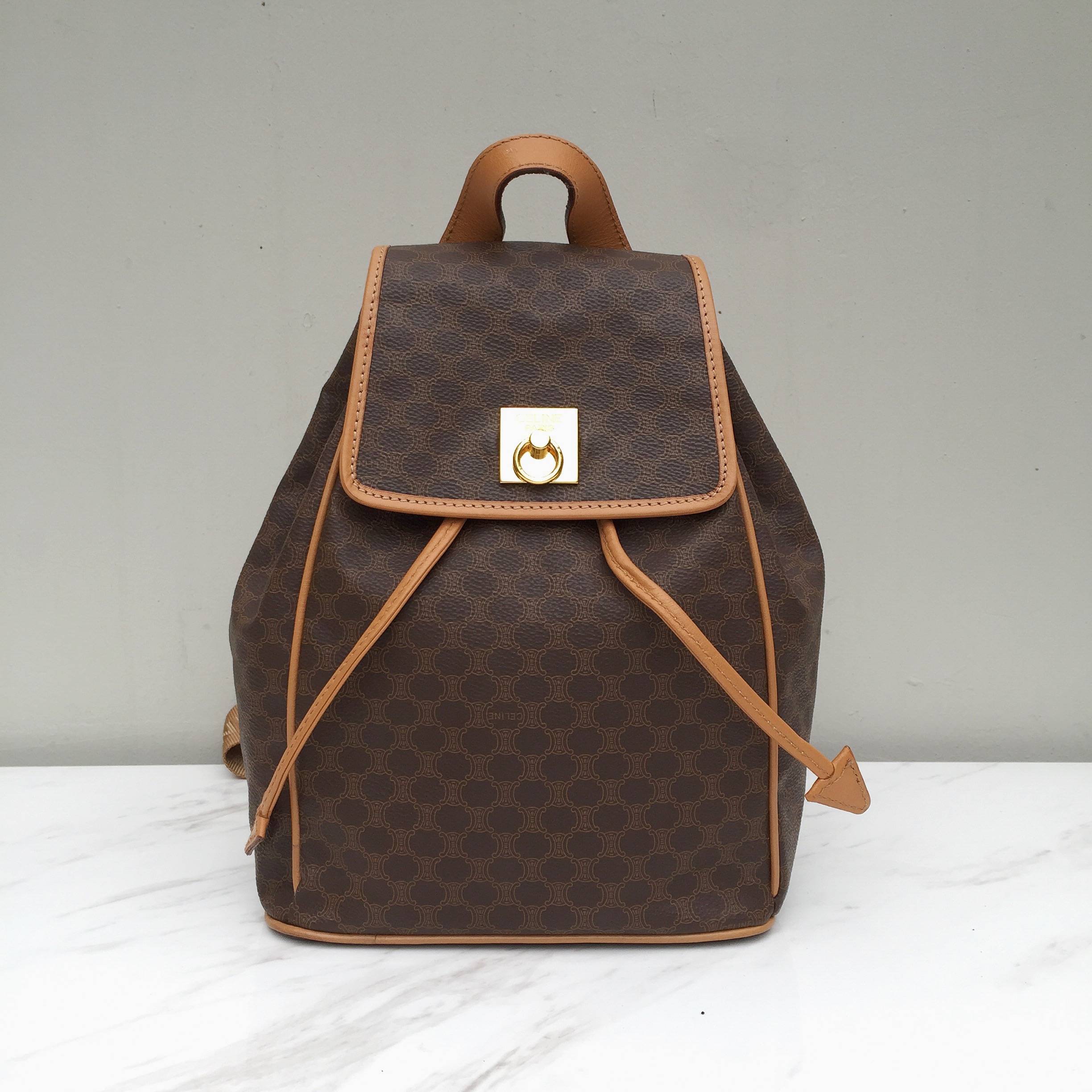 celine vintage 瑟琳 双肩包 中古 二手 古董包 古着