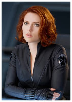 30寸大海报三张 黑寡妇 斯嘉丽约翰逊 美国队长 攻壳机动队 少佐