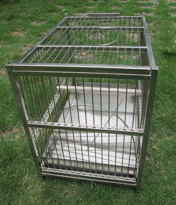 鸟笼子洗澡笼画眉八哥鹩哥冲凉笼 两用304不锈钢笼