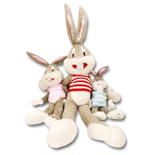 毛绒玩具 儿童节 兔八哥 毛绒玩具玩偶公仔 女朋友儿童节日礼物包邮