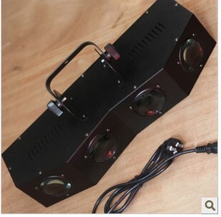 激光灯 超炫光束 波浪型led四头激光 新月弯刀 四眼月花灯 四头激光灯