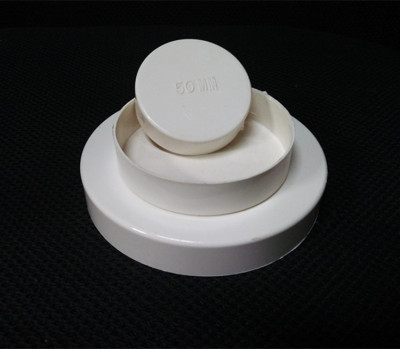 pvc管堵头 排水管帽 下水管堵闷头 管子保护盖 封头50/75/110