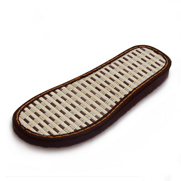 孺子牛鞋底批零 夏季儿童竹凉古藤底 手工编织凉拖拖鞋底 包邮