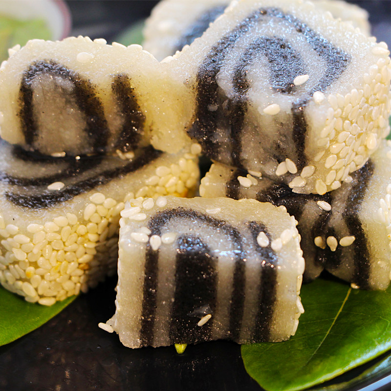 安徽特产手工制作传统糕点蜜晶糕切糕茶点零食小吃休闲零食