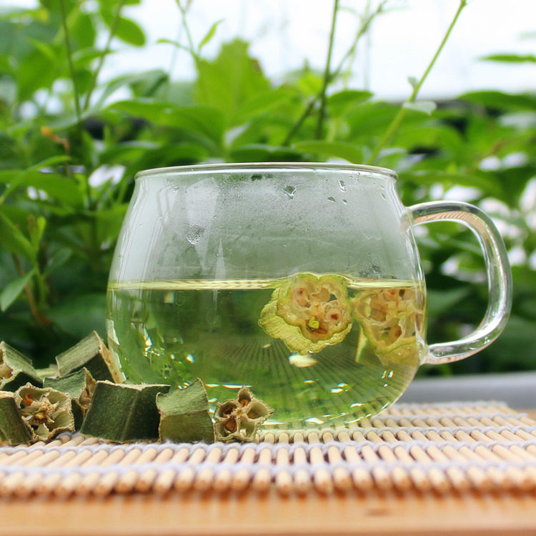 黄秋葵花茶秋葵花茶干茶养生茶花草茶调理血压血糖血脂花果茶茶