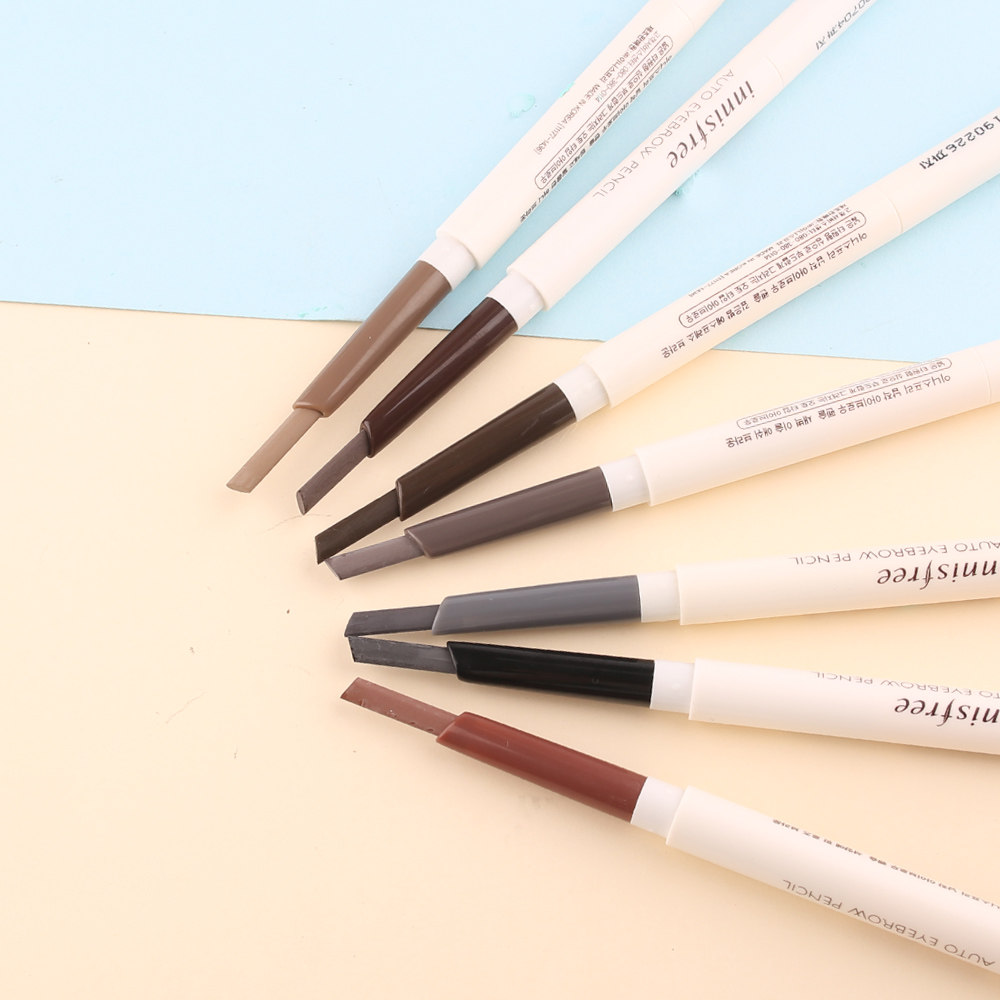 包邮韩国innisfree悦诗风吟双头眉笔带眉刷一字眉粉防水防汗不晕