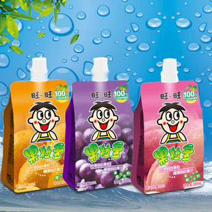 300ml*10袋 旺旺果粒多葡萄/蜜桃/香橙味饮品