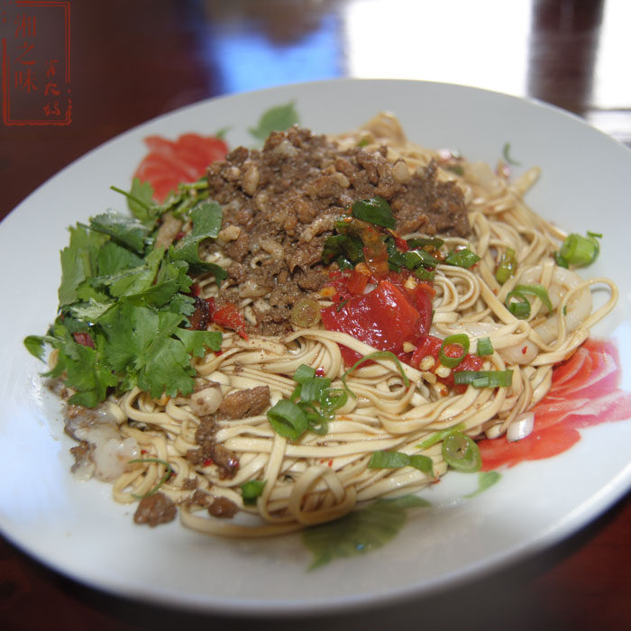 湖南怀化洪江芷江特产 安江干挑面 干面 干挑面 碱水面 碱面2斤装