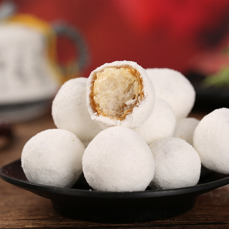 酥京果 武汉特地道"米食" 传统手工精制 雪果300g 还有麻果