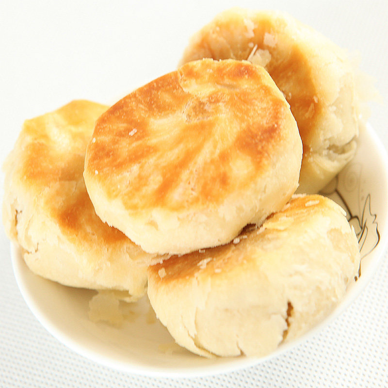 九华山特产好吃素饼老字号五种口味红豆黄精绿豆饼任选一提5盒装