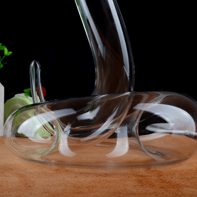 创意蛇形醒酒器无铅水晶玻璃醒酒红酒器葡萄酒酒具分酒器包邮