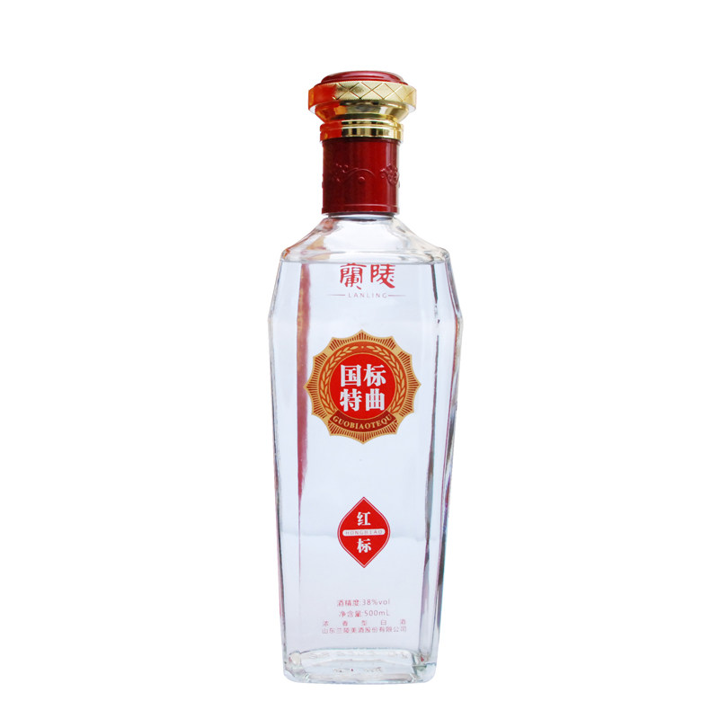 兰陵酒38度纯粮酿浓香型白酒山东名酒白酒整箱特价500ml*6低度酒