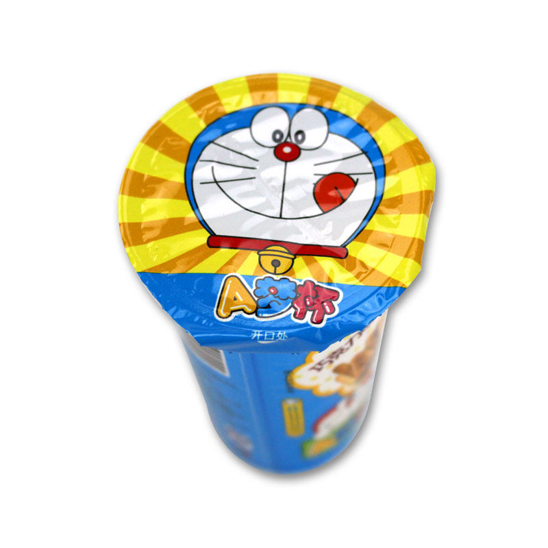 添乐卡通王哆啦a梦蘸酱饼干条a梦杯6杯装儿童零食食品