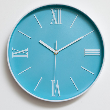 佰奇时尚挂钟 卧室客厅办公静音时钟挂表简约 创意石英钟表_7折现价