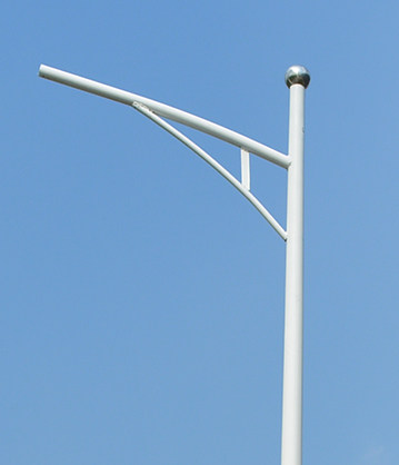 路灯a字臂路灯杆特殊定制小区道路亮化新农村建设led灯杆博雄印象