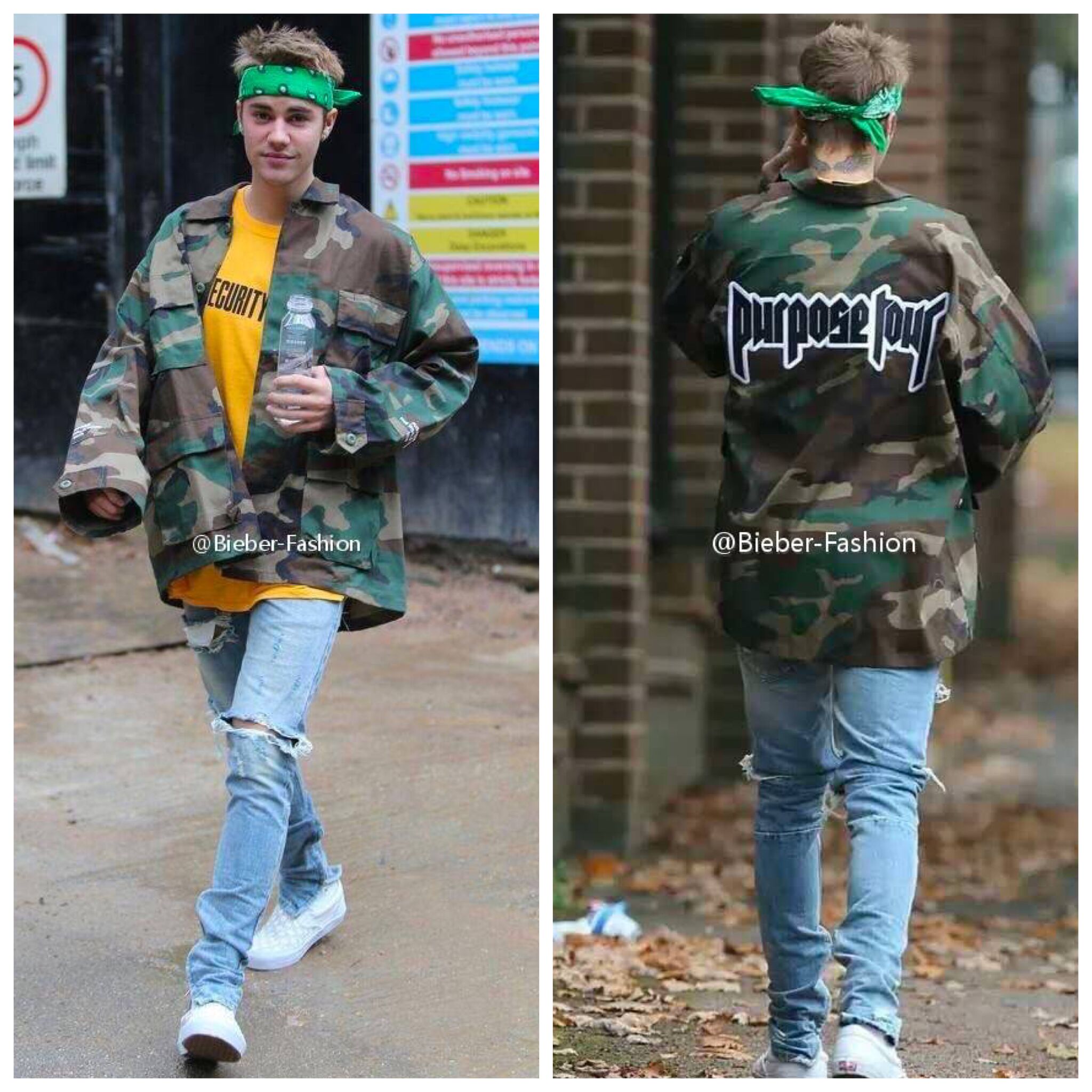 【bieber fashion】justin bieber贾斯汀比伯同款刺绣迷彩外套