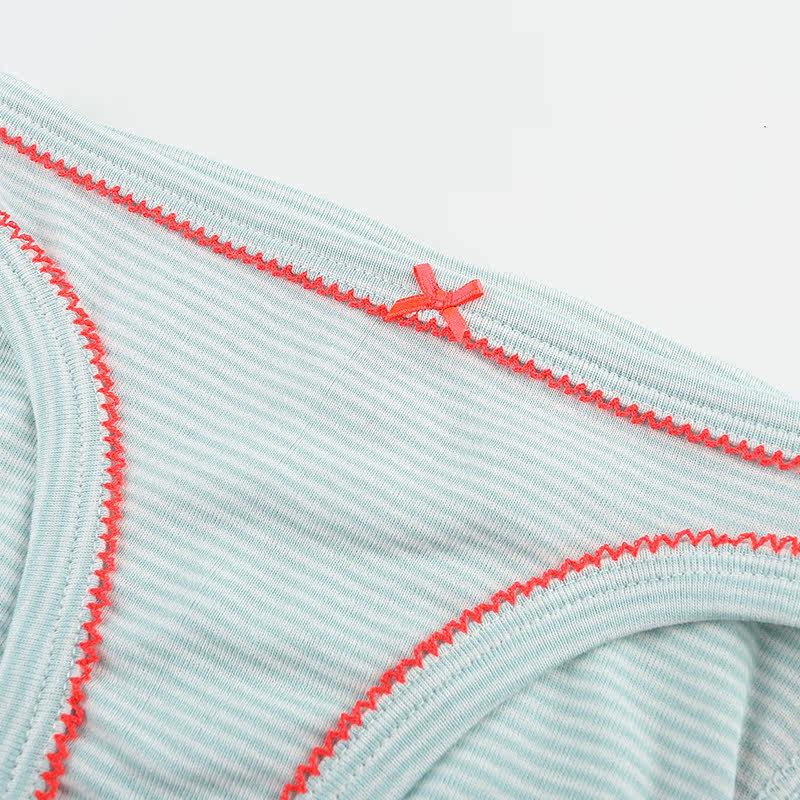 petitbateau小帆船春季新品女童纯棉舒适三角内裤2件套