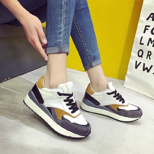 运动鞋女韩版ulzzang原宿风女鞋学生平底百搭跑步鞋休闲鞋板鞋潮