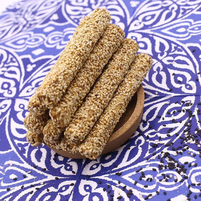 品渝轩 重庆特产小吃江津芝麻官芝麻杆220g特色休闲零食小吃包邮