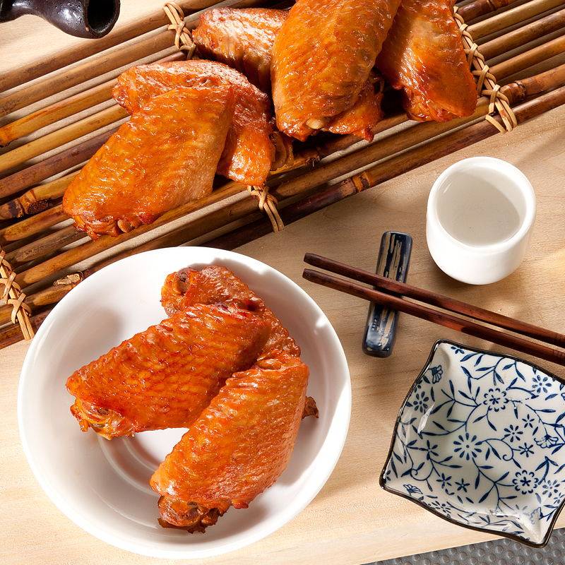 月亮八珍卤味鸡翅中 熏酱卤味鸡肉熟食 特产零食250g
