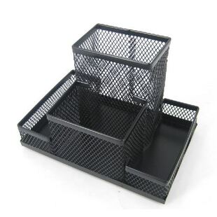文化用品 多功能网纹组合笔筒 创意 笔筒 时尚 文化用品 办公用品批发