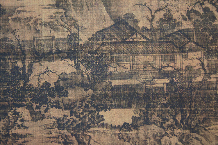匡庐图细节,匡庐图,匡庐图描绘_大山谷图库