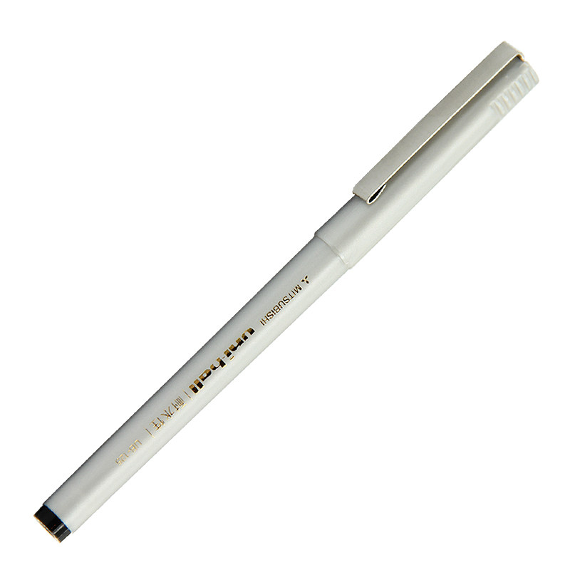 6支包邮 uni三菱笔 ub-125 防水油墨 中性笔 办公笔 入门级三菱笔