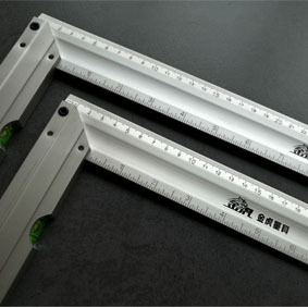 铝合金45度角尺三角尺 木工多功能加厚200mm 300mm装修工具角度尺