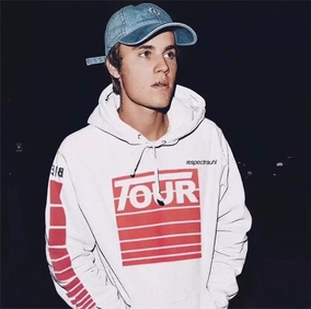 justinbieber同款purpose stadium tour贾斯汀比伯男女款连帽卫衣