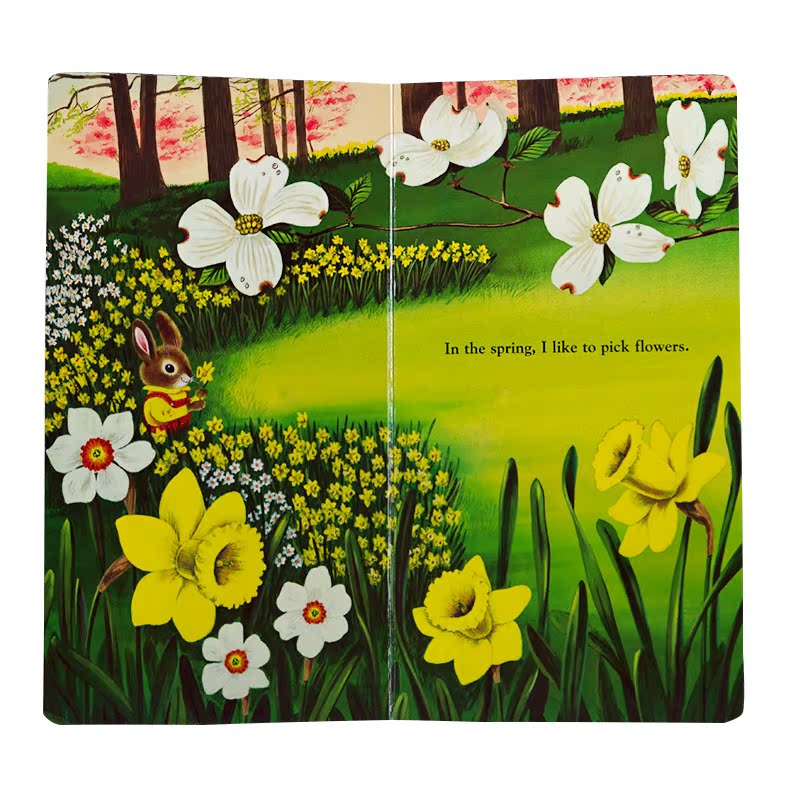 i am a bunny 我是一只兔子 richard scarry英文原版绘本 纸板童书