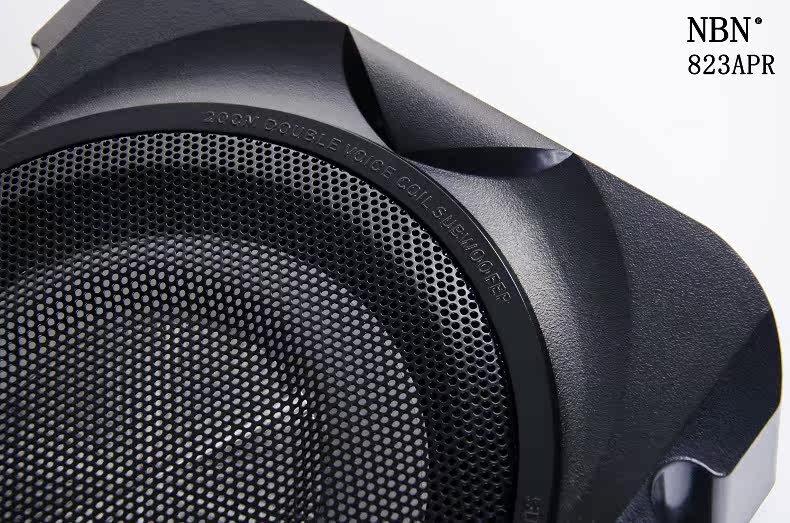 nbn超薄低音炮车载汽车音响低音炮带功放线控纯低音座椅底8寸12v