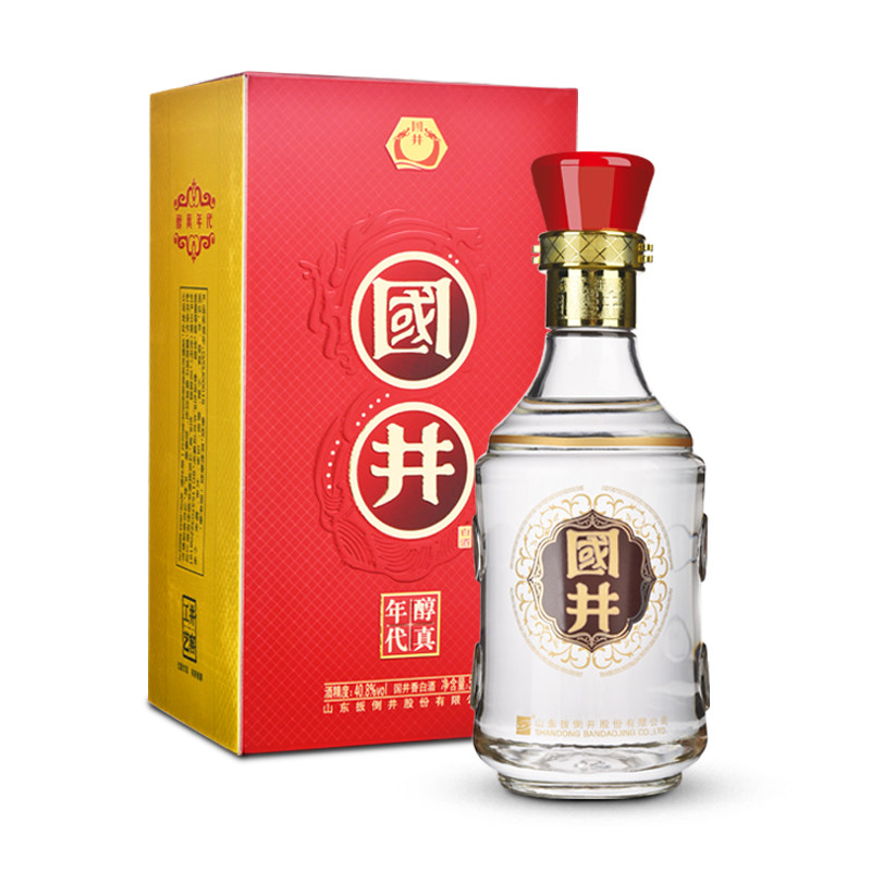 40.8°国井醇真年代500ml纯粮白酒扳倒井直营 一品三香