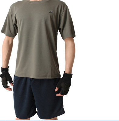 特价07体能训练服体能服圆领短袖速干t恤夏季作训迷彩服套装