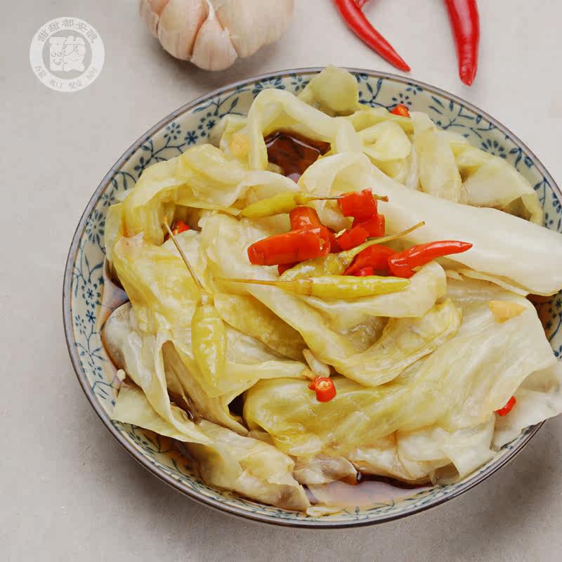 甜甜都安酸 广西酸野秘制泡菜零食特产小吃酸甜辣酸嘢酱香包菜