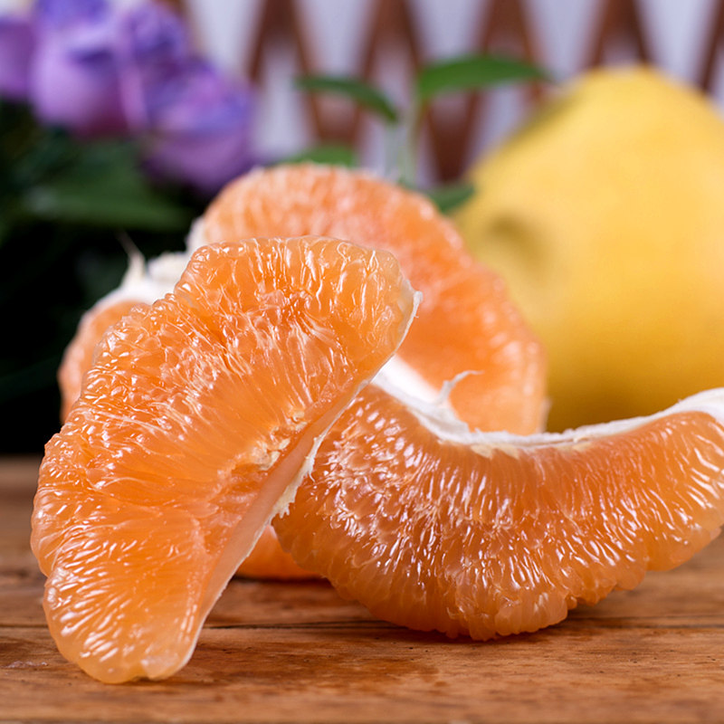 柚子水果琯溪黄金蜜柚 新鲜爆甜黄肉柚子胜红心柚子 1个 2.5斤装