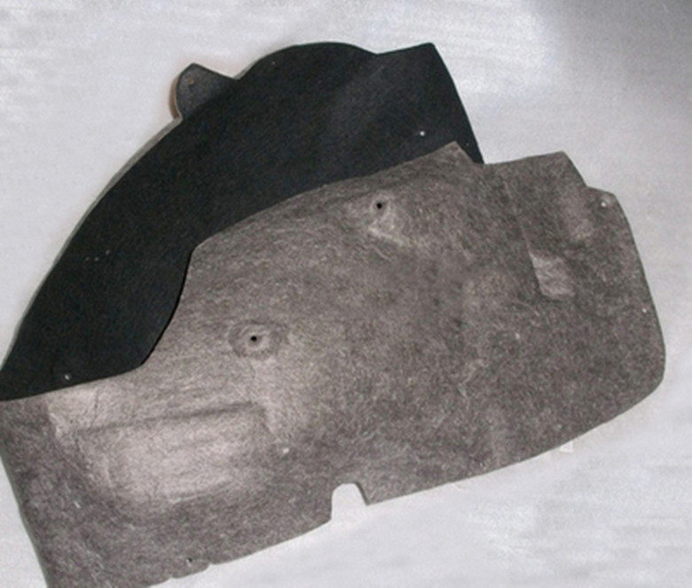 吉利帝豪ec7车轮塑料叶子板内衬 绒布车轮内衬挡泥内衬