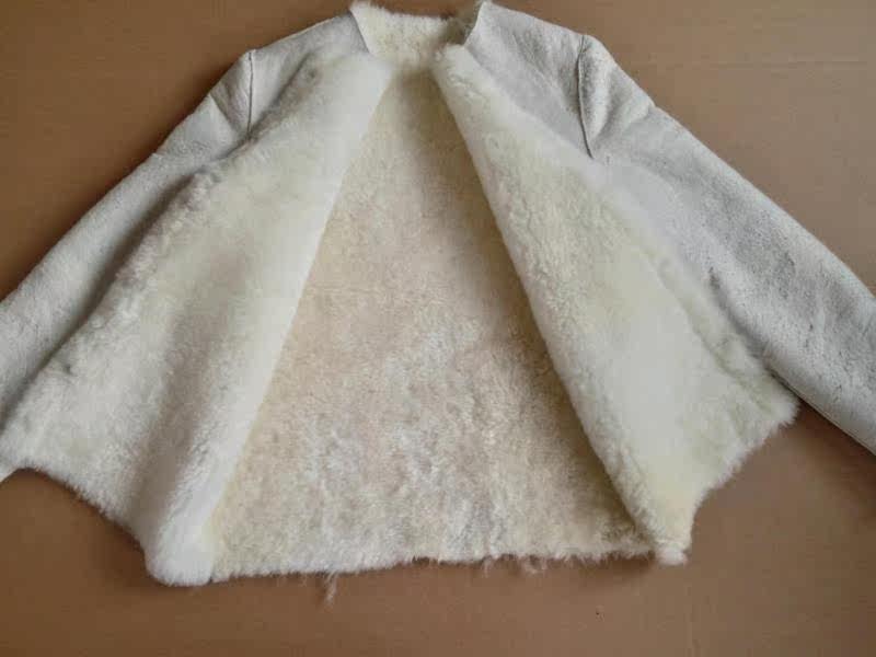 羊皮衣服内胆整羊皮上衣带袖中老年棉衣棉服保暖防风户外用品内穿