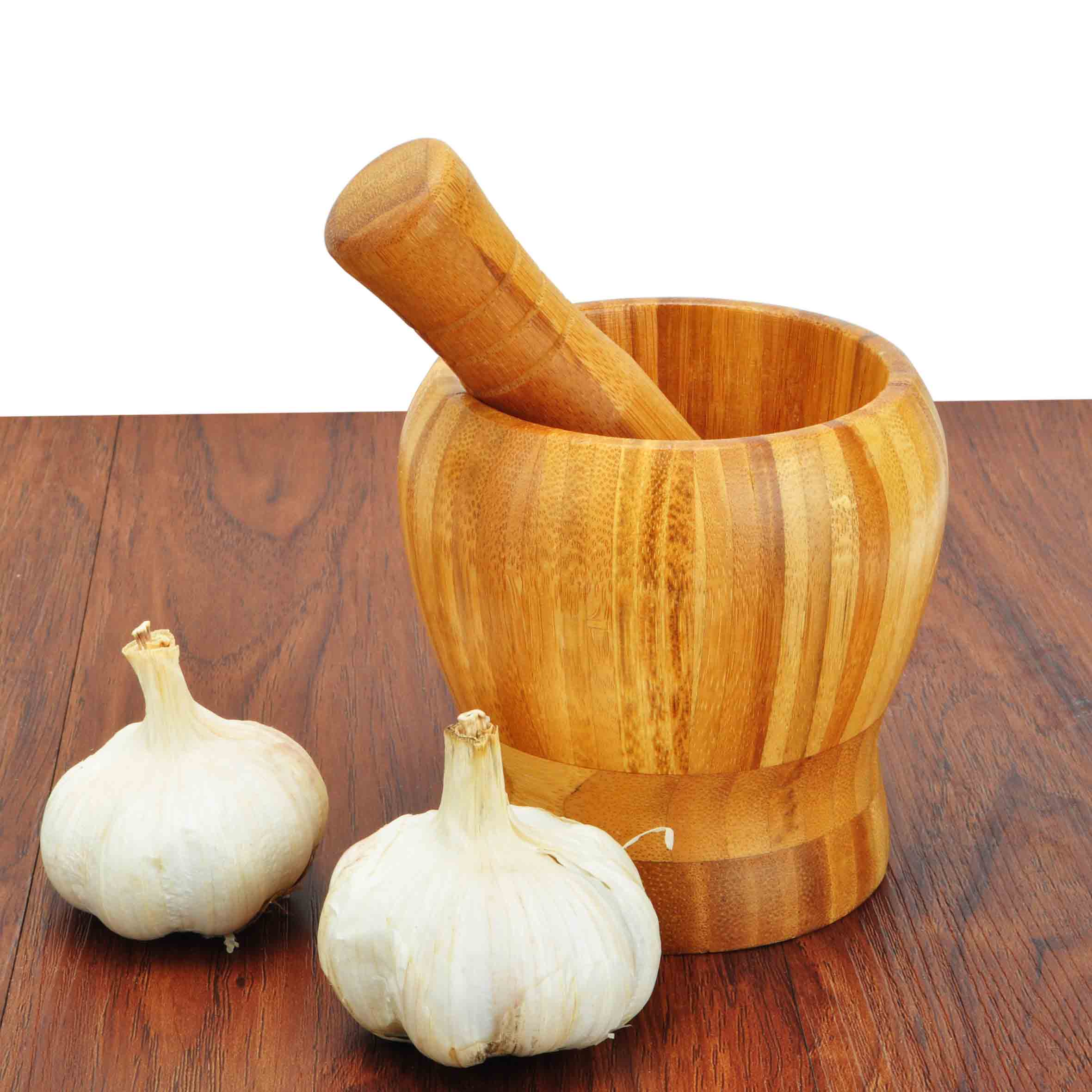 楠竹实木捣蒜器捣药罐蒜泥器捣面膜罐压蒜器厨房小工具厨房用品