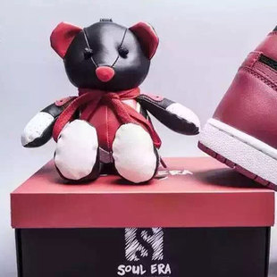 时尚潮流女生充电宝5200毫安 可爱公仔aj小熊移动电源 无虚标