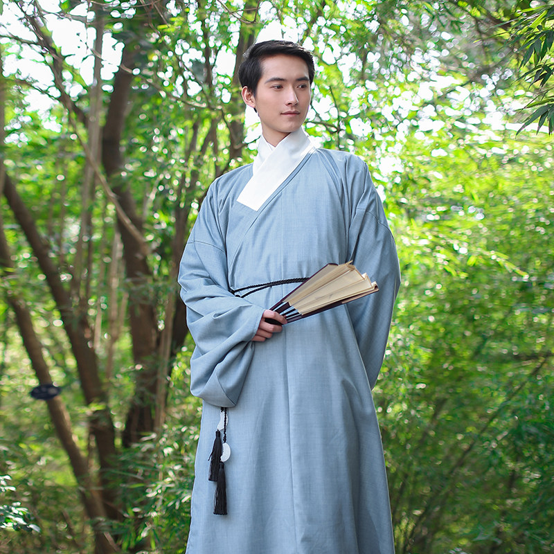 汉服直裰,汉服直缀,汉服直裾_大山谷图库
