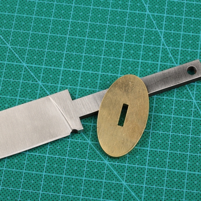 黄铜护手刀挡护手刀挡配件刀挡铜diy护手隔片垫片diy刀挡护手