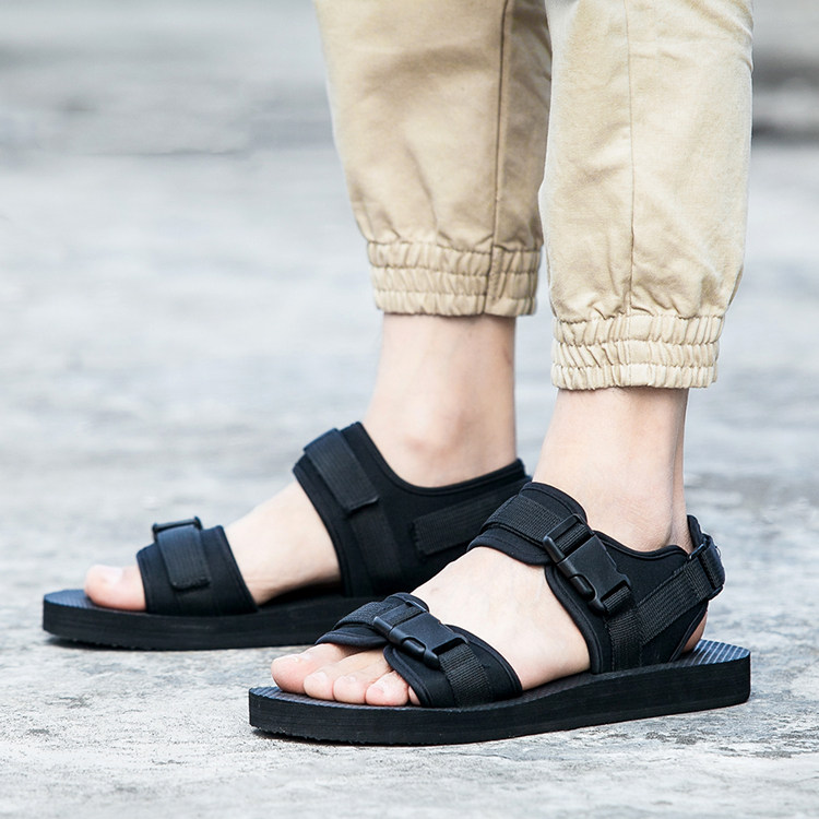 新款凉鞋男士夏季防滑沙滩鞋休闲凉拖韩版潮流一字拖学生越南拖鞋