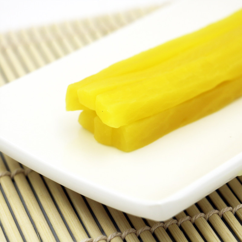 寿司萝卜条200g自封口调味萝卜日韩紫菜包饭酸甜黄萝卜大根条食材