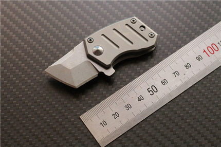 美国metalworn edc 钛合金一体骷髅剑手工作 摆件把玩挂件 挂饰_不