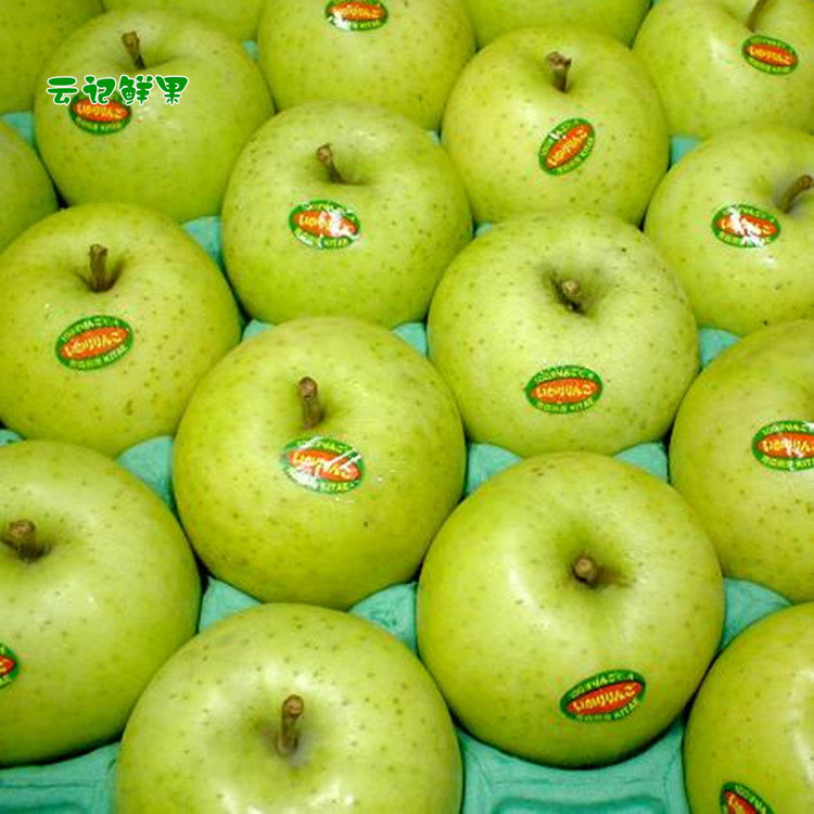 日本王林苹果水果6个4.3斤时令青森特产平果进口新鲜青苹果