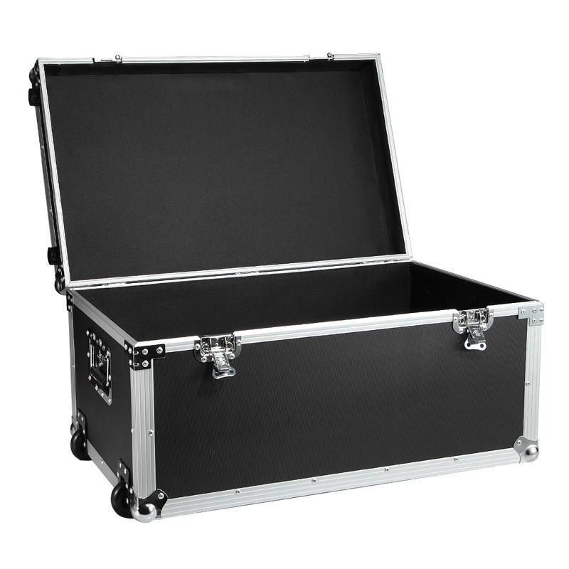 家用储物箱收纳箱整理箱铝合金箱物品古董收藏箱 带轮金属手拉箱